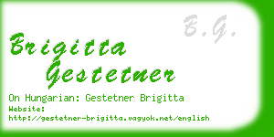 brigitta gestetner business card